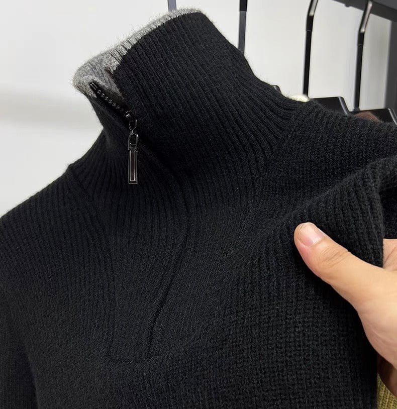 AS | Sweter z półzamkiem błyskawicznym