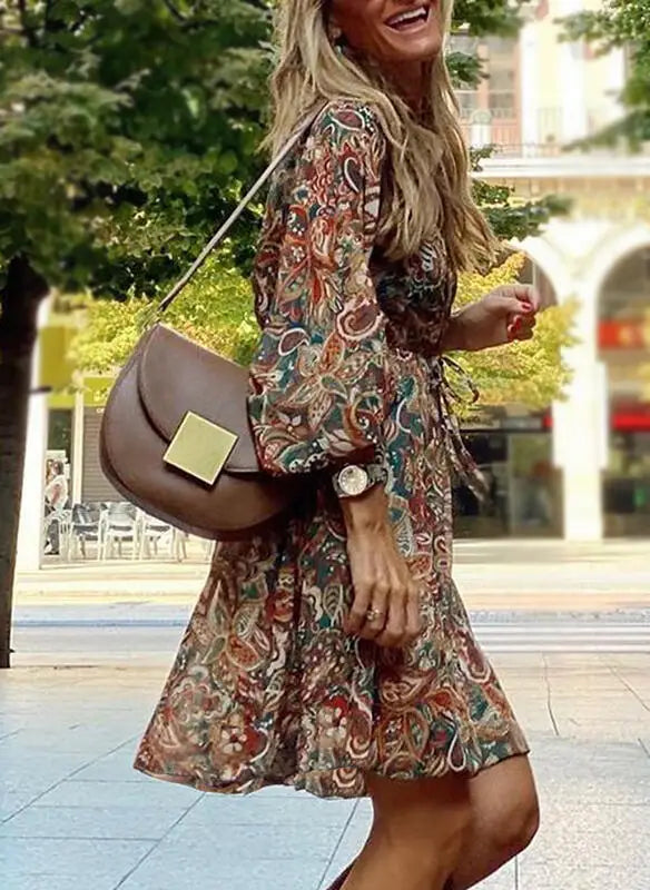 LB | Sukienka Bohemian Paisley