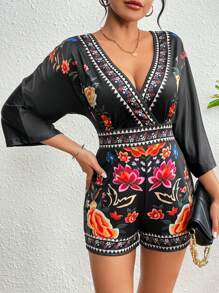 AS | Elegancka ramoneska w kwiaty