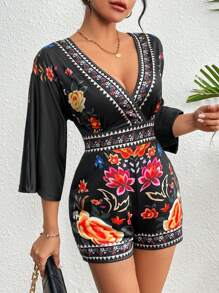AS | Elegancka ramoneska w kwiaty