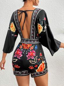 AS | Elegancka ramoneska w kwiaty