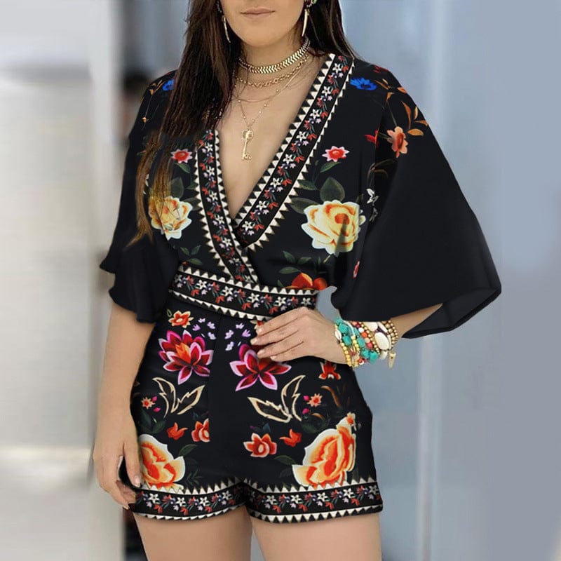 AS | Elegancka ramoneska w kwiaty
