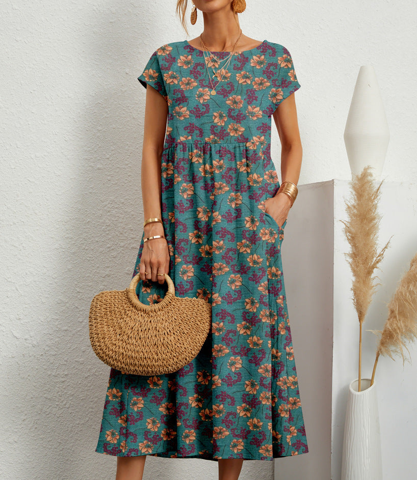 AS | Elegancka sukienka w kwiaty
