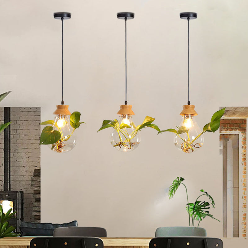 Gearbox Green - Nowoczesna lampa wisząca do roślin