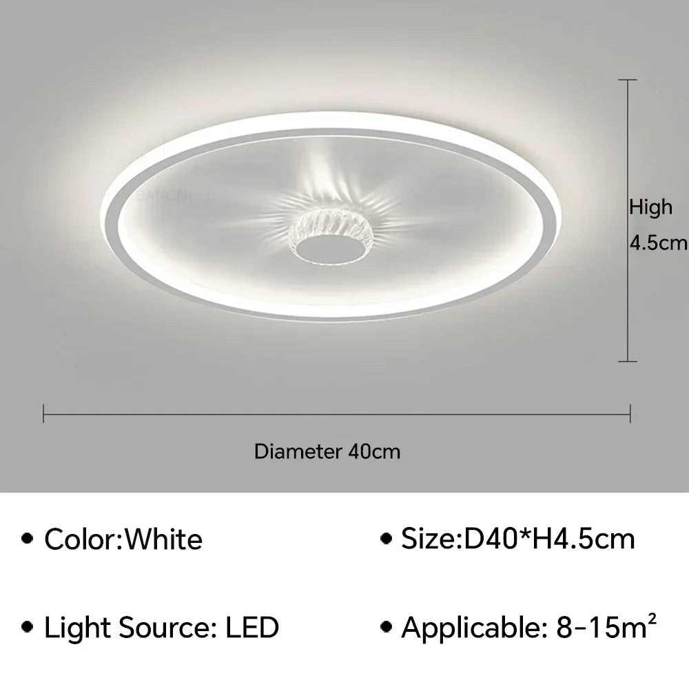 RadiantHalo - Nowoczesna lampa sufitowa LED