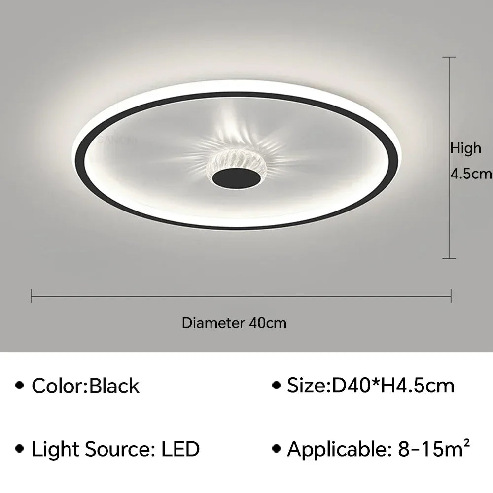 RadiantHalo - Nowoczesna lampa sufitowa LED