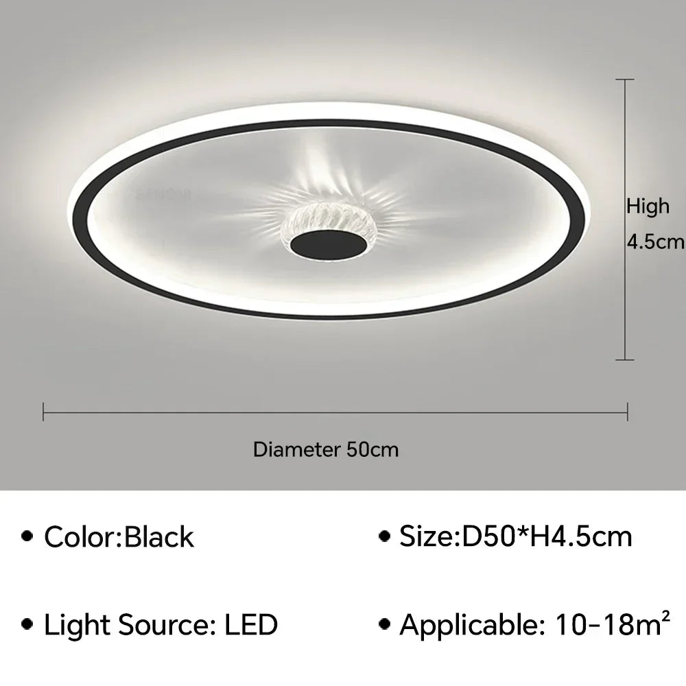 RadiantHalo - Nowoczesna lampa sufitowa LED