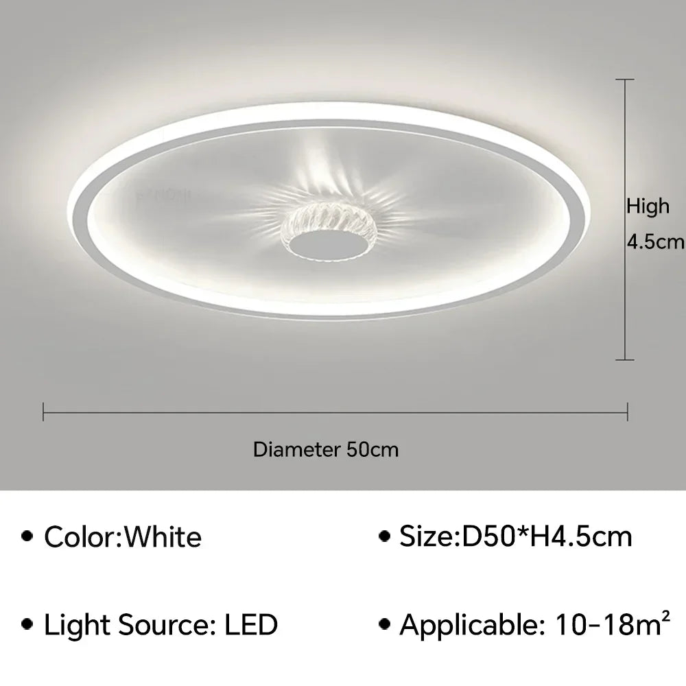 RadiantHalo - Nowoczesna lampa sufitowa LED