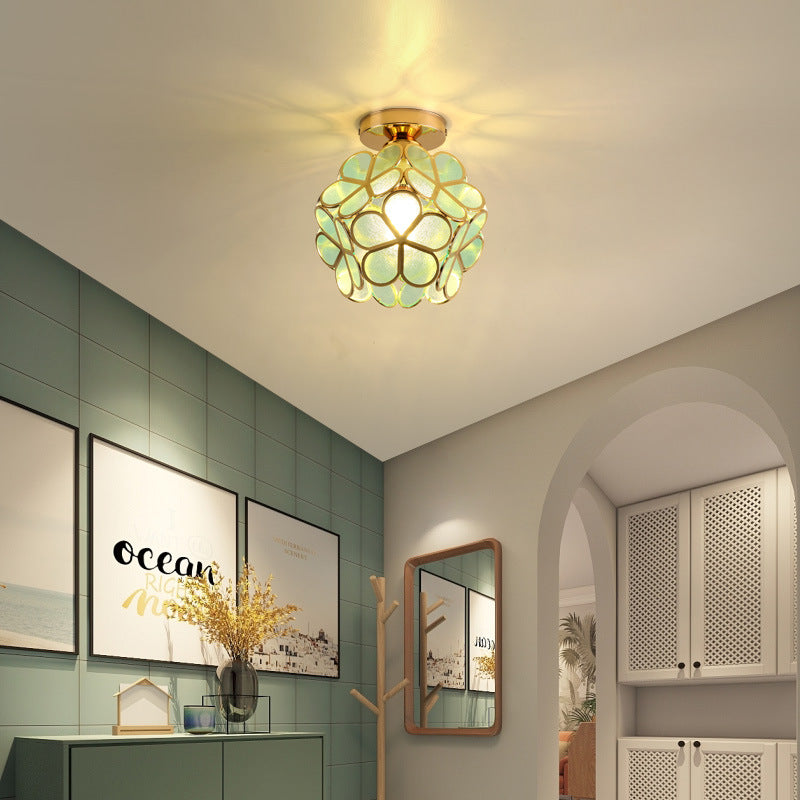 FloralSymphony - Elegancka lampa sufitowa z klejnotami