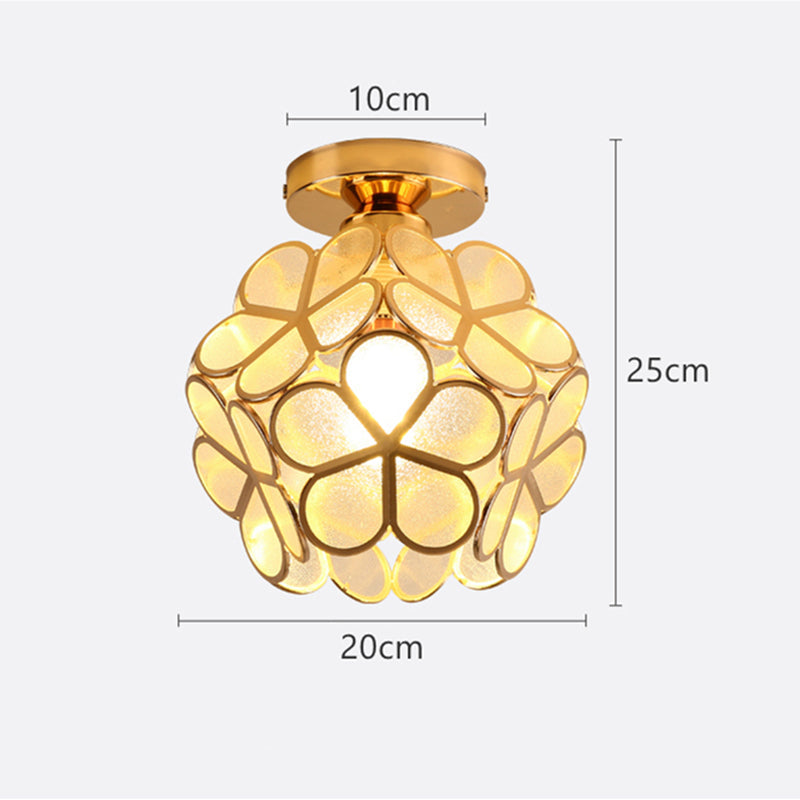 FloralSymphony - Elegancka lampa sufitowa z klejnotami