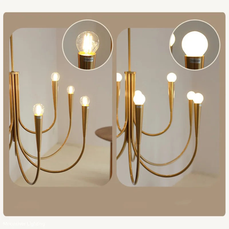RoyaltyFrench - Lampa sufitowa LED Candlelight
