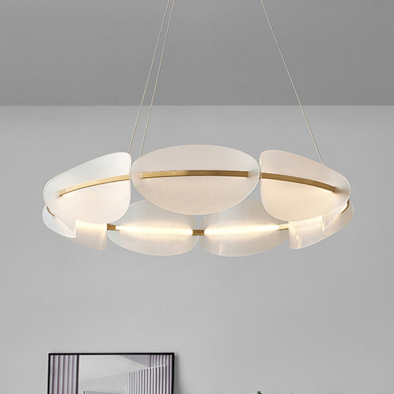 BronzeBrilliance - Nowoczesny żyrandol LED