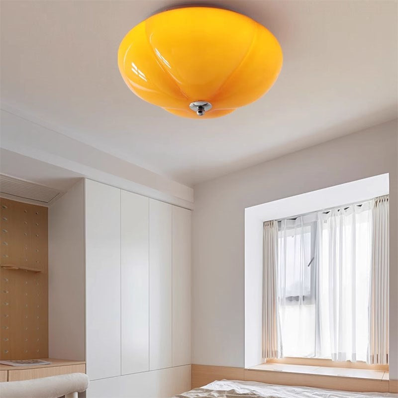 RetroGlaze - szklana lampa z odblaskiem dyni