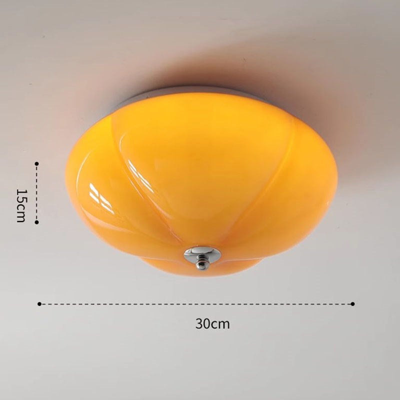 RetroGlaze - szklana lampa z odblaskiem dyni
