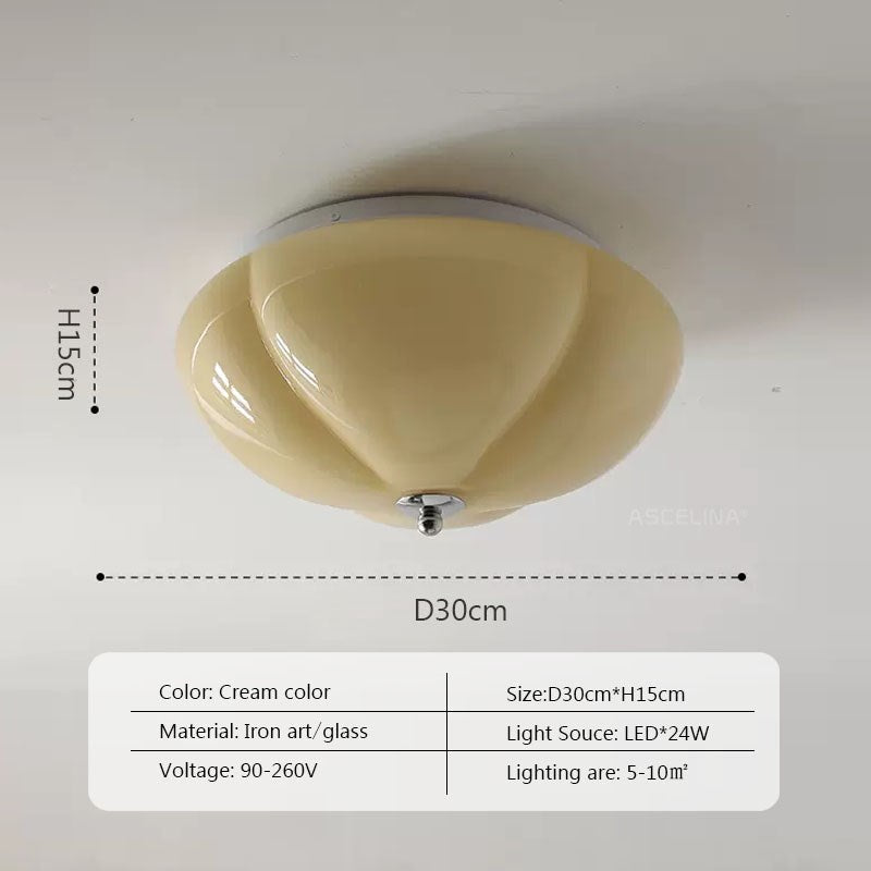 RetroGlaze - szklana lampa z odblaskiem dyni
