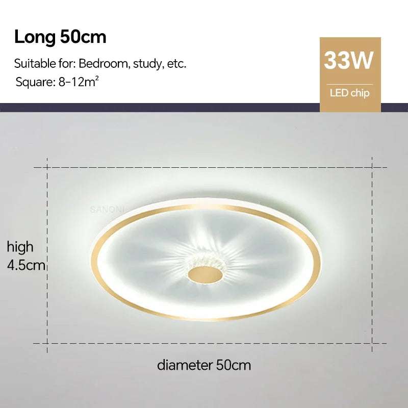 Radiant - Nowoczesna lampa sufitowa LED