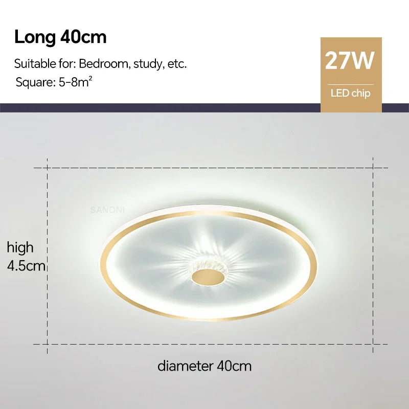 Radiant - Nowoczesna lampa sufitowa LED
