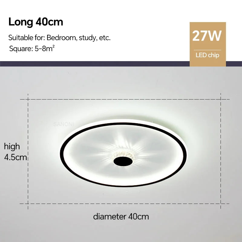 Radiant - Nowoczesna lampa sufitowa LED