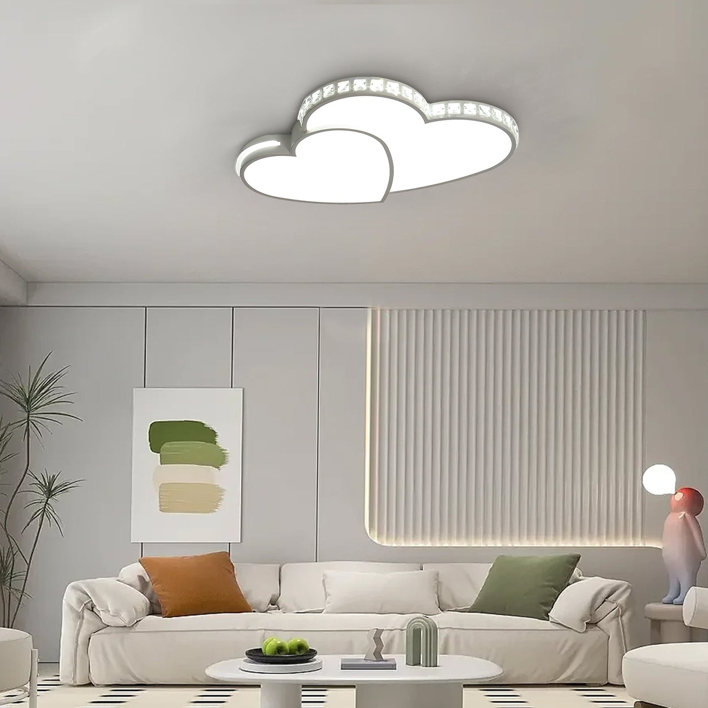 HeartGlow - lampa sufitowa w kształcie serca