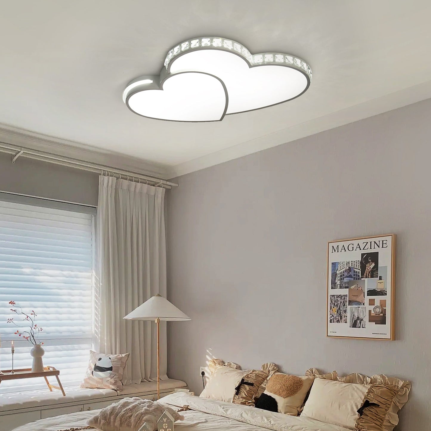 HeartGlow - lampa sufitowa w kształcie serca