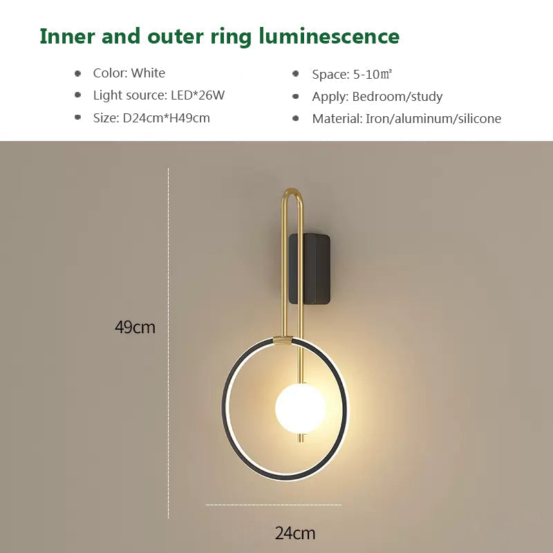 PureScandi - lampa ścienna Luxe