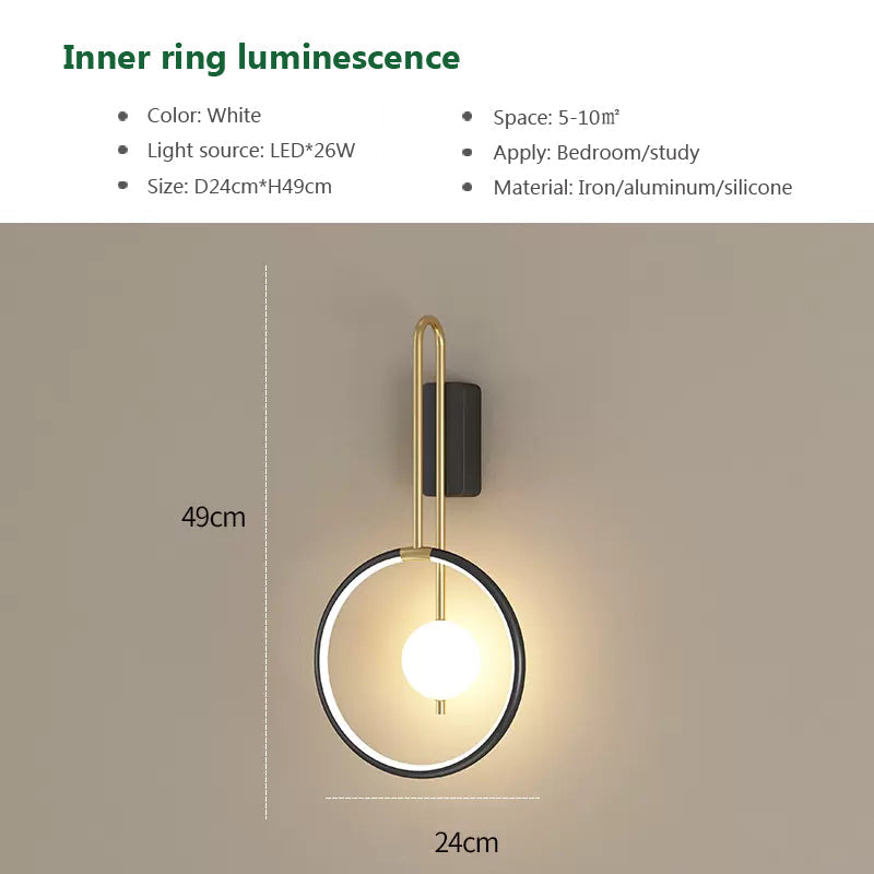 PureScandi - lampa ścienna Luxe