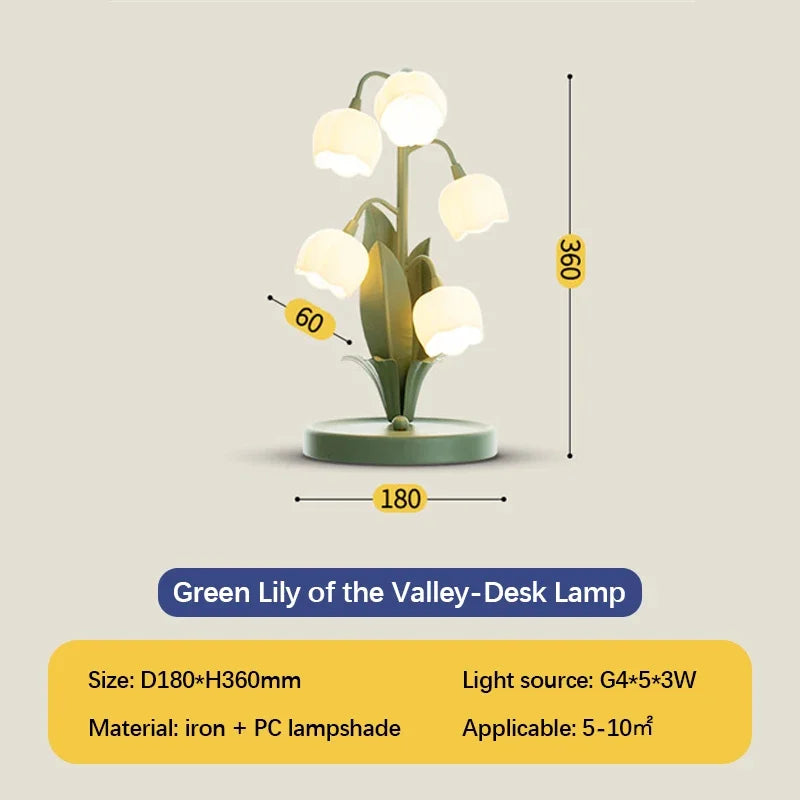 Lampa stołowa ScandiPetal | Nordic Flower