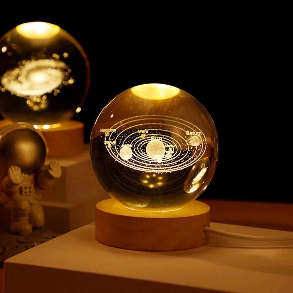 StarryNight | Droga Mleczna i lampa planetarna