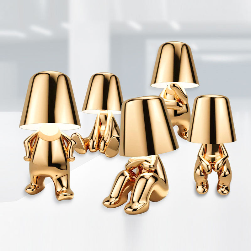 RegalGlow | Lampa stołowa Golden Man
