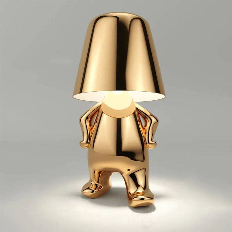 RegalGlow | Lampa stołowa Golden Man
