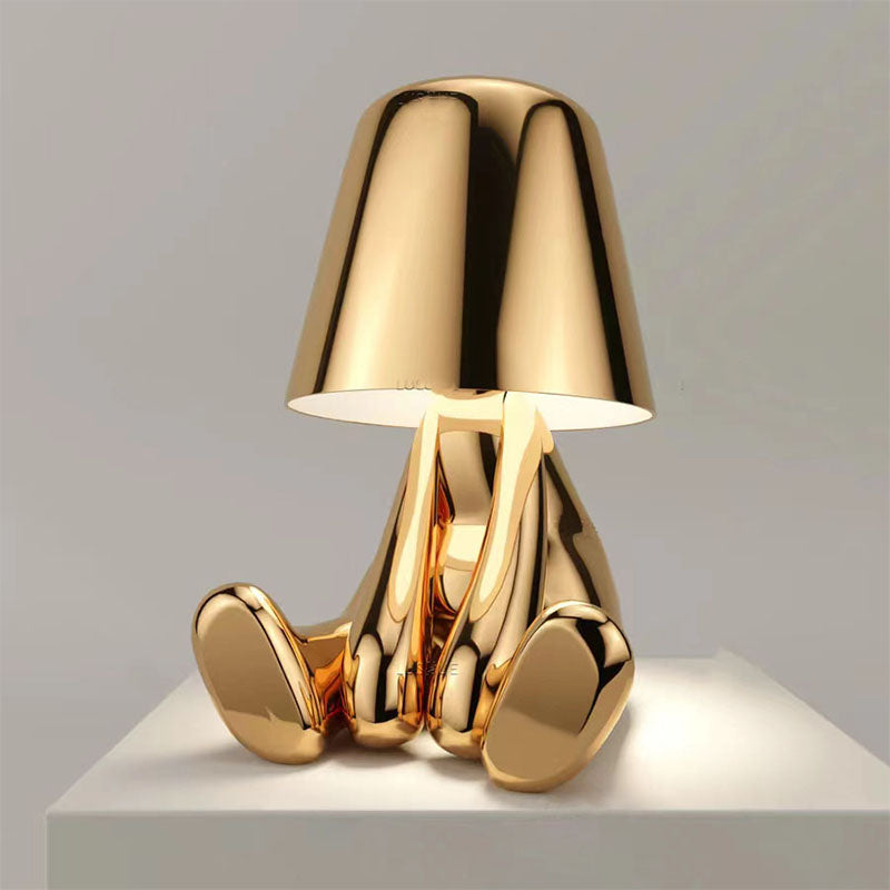 RegalGlow | Lampa stołowa Golden Man