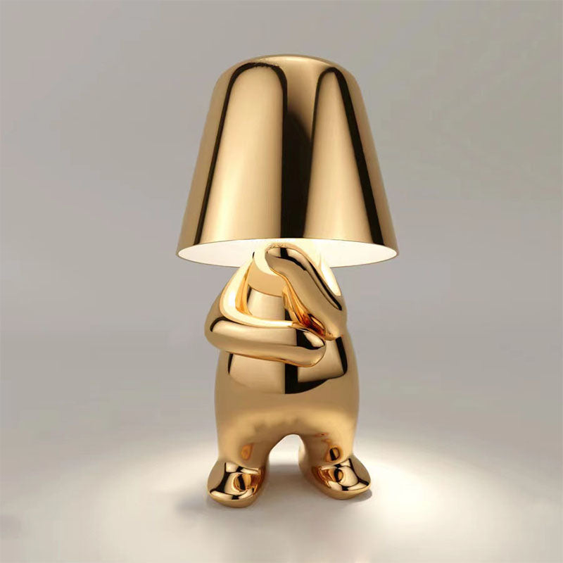 RegalGlow | Lampa stołowa Golden Man