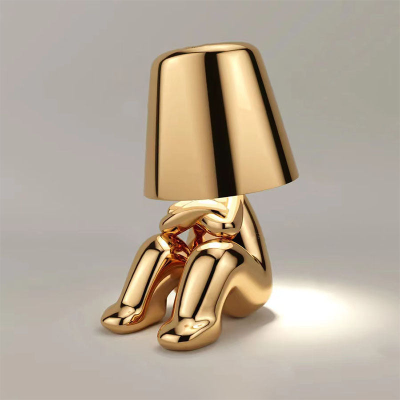 RegalGlow | Lampa stołowa Golden Man