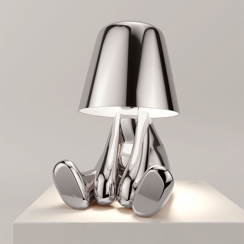 RegalGlow | Lampa stołowa Golden Man
