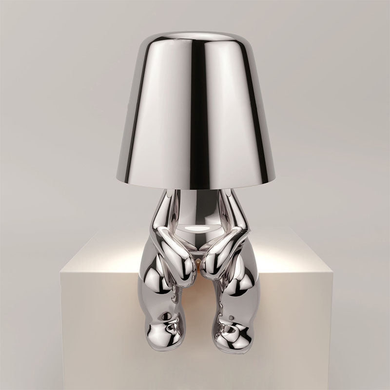 RegalGlow | Lampa stołowa Golden Man