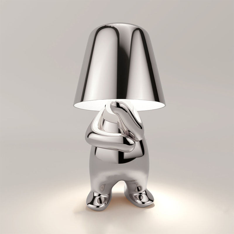 RegalGlow | Lampa stołowa Golden Man