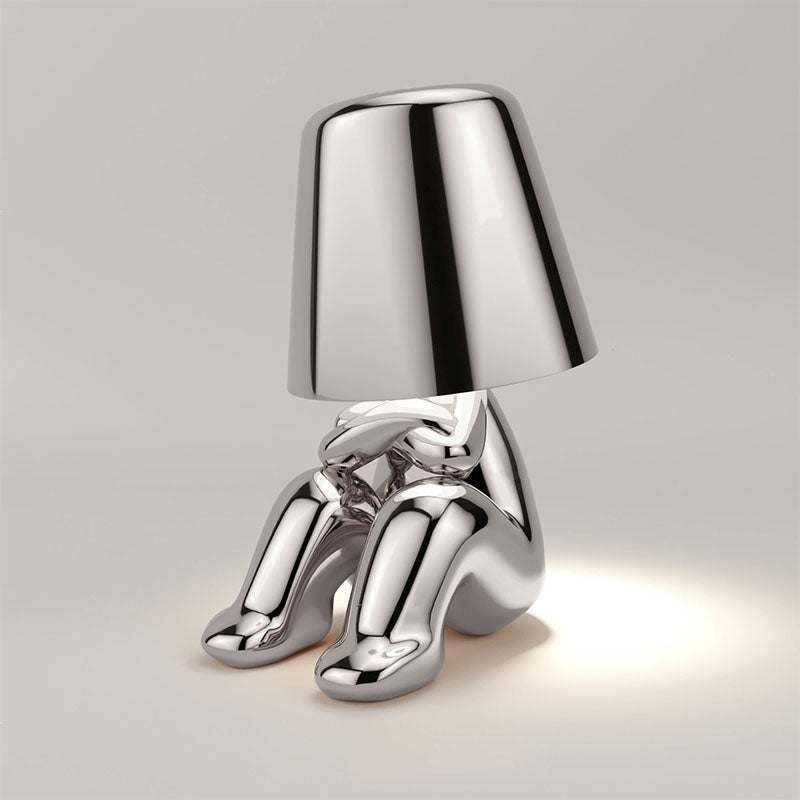 RegalGlow | Lampa stołowa Golden Man