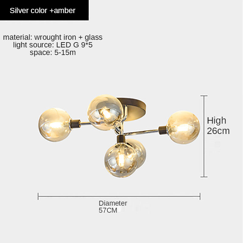 GlassyGlow - przezroczysta lampa sufitowa