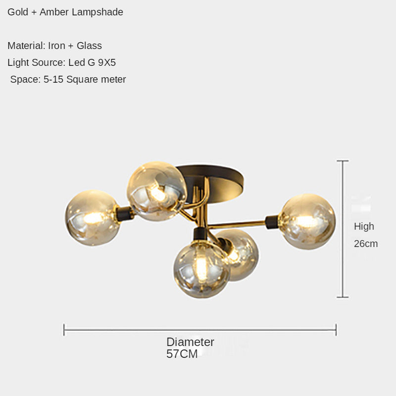 GlassyGlow - przezroczysta lampa sufitowa