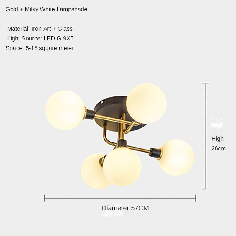 GlassyGlow - przezroczysta lampa sufitowa