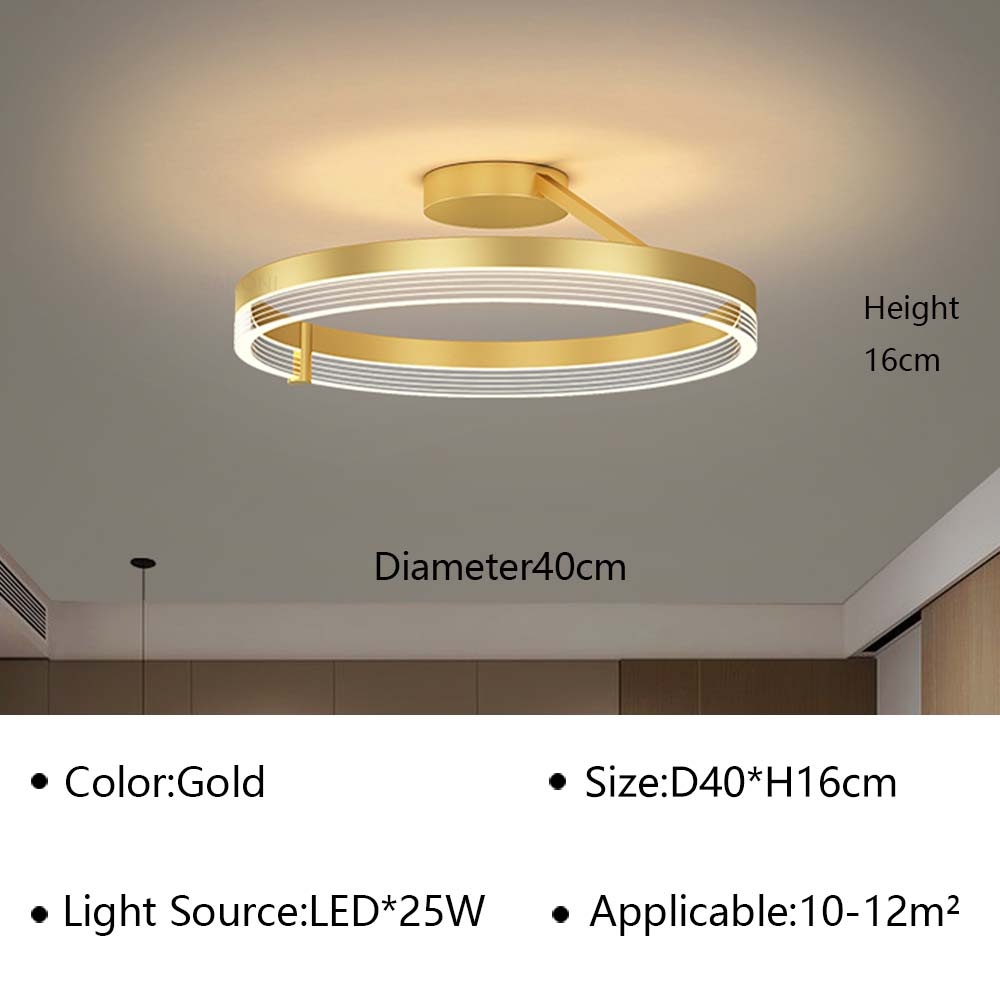 Luminous - nowoczesna lampa sufitowa LED