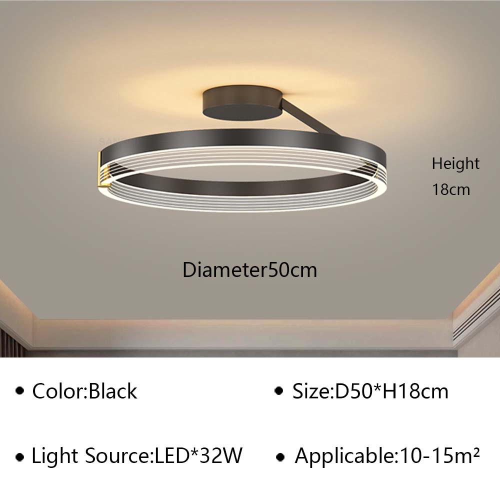 Luminous - nowoczesna lampa sufitowa LED