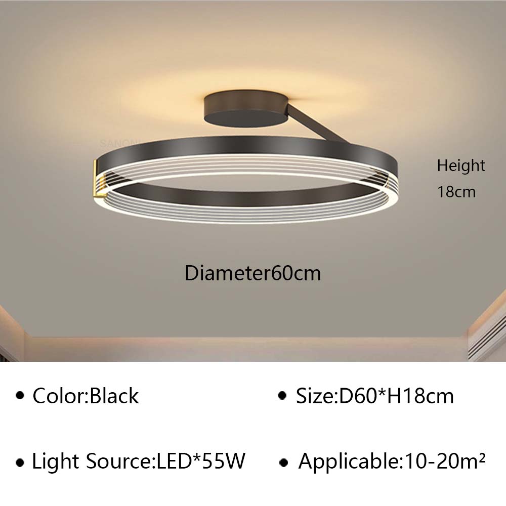 Luminous - nowoczesna lampa sufitowa LED