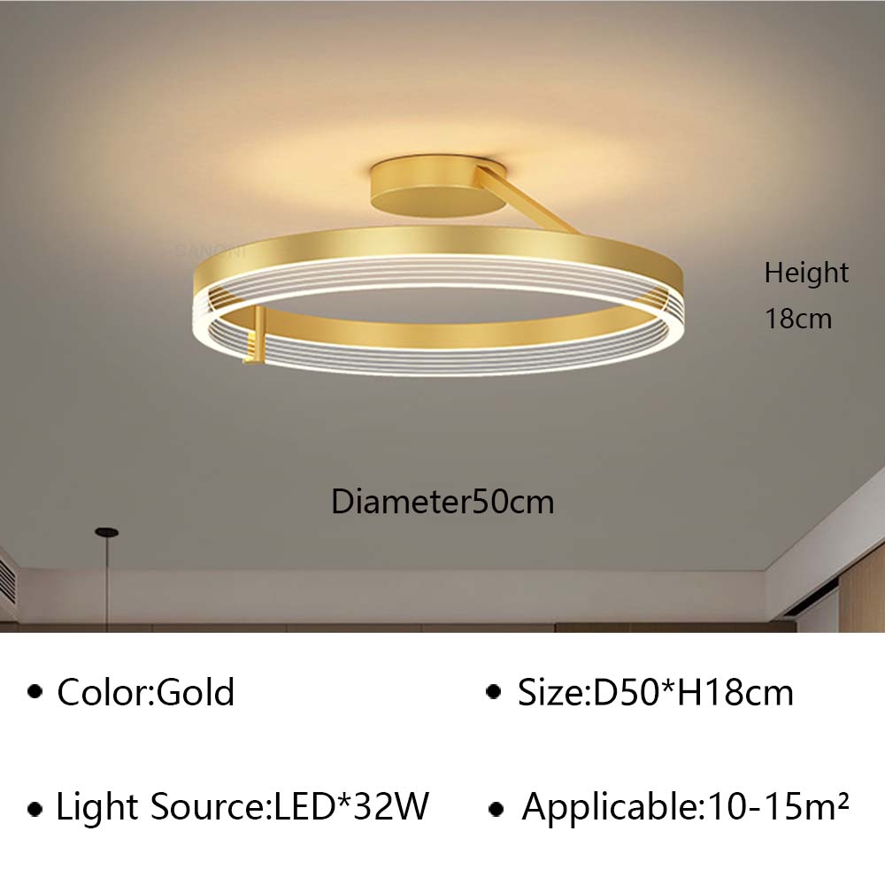 Luminous - nowoczesna lampa sufitowa LED