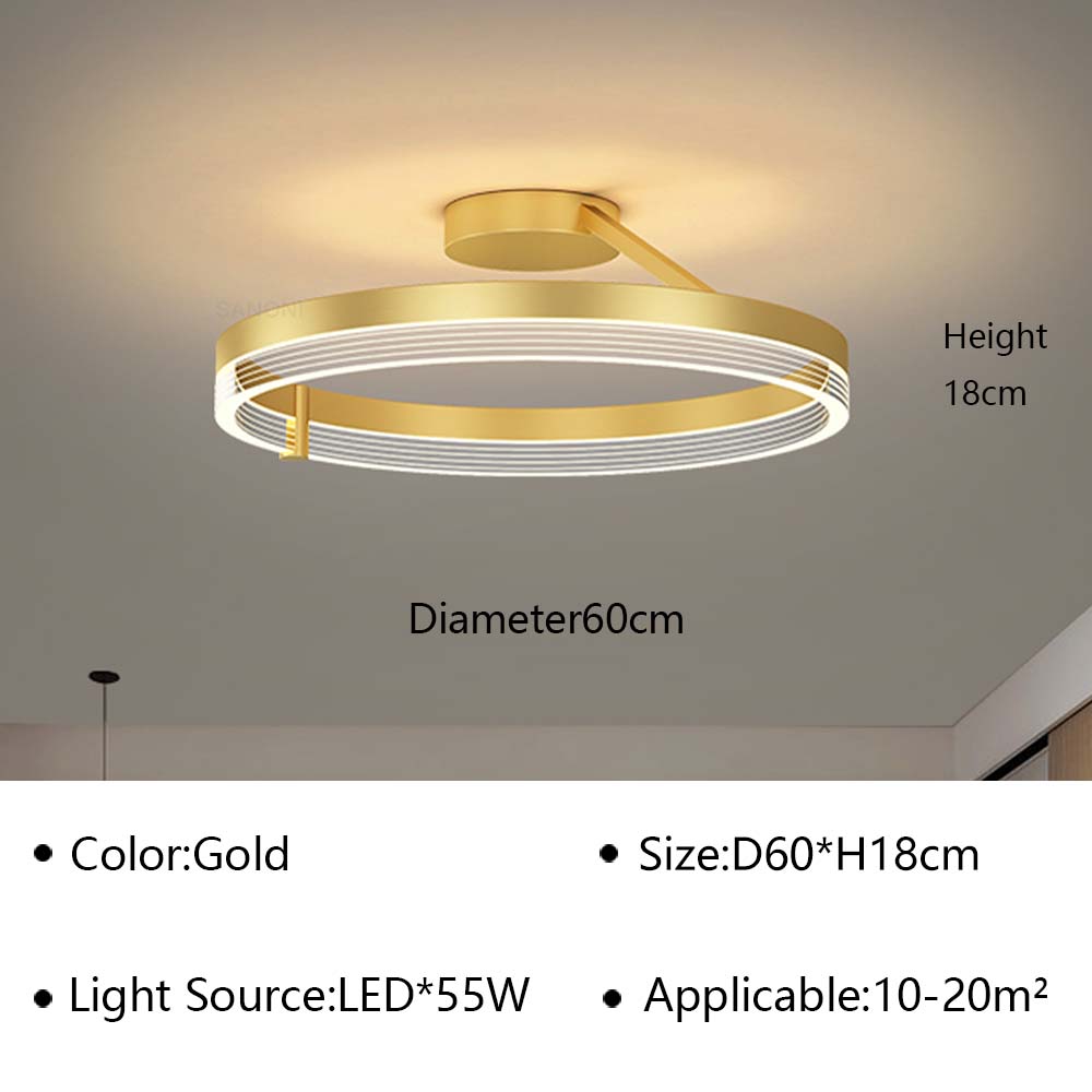 Luminous - nowoczesna lampa sufitowa LED