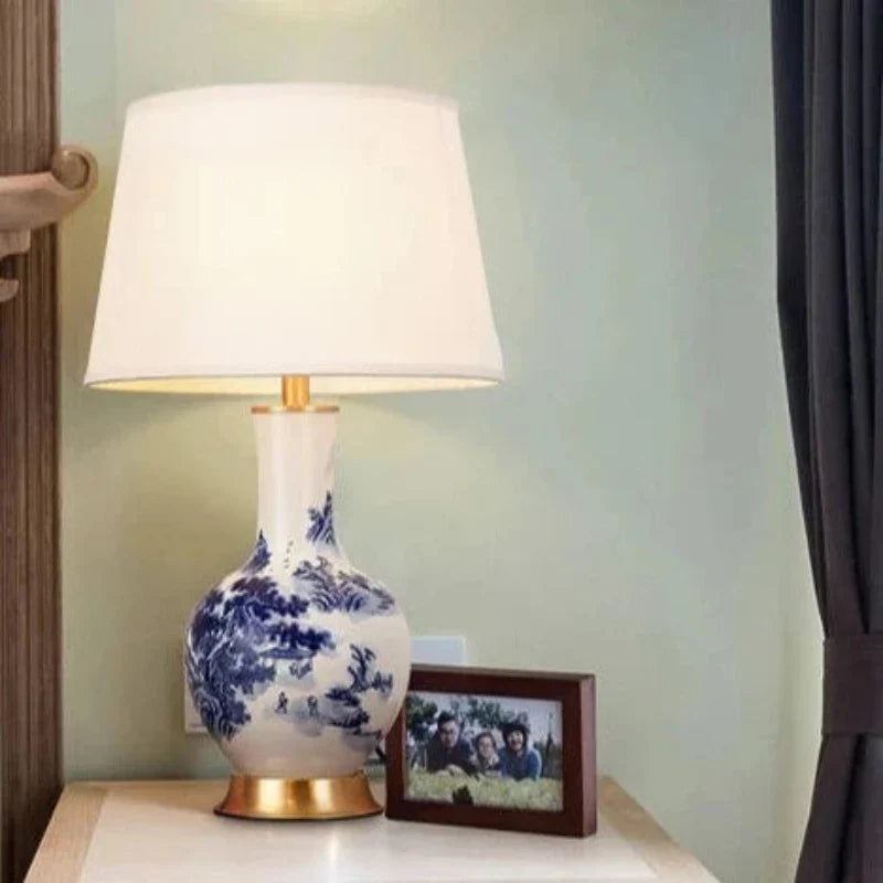 ClassicChinoise | Ceramiczna lampa biurkowa