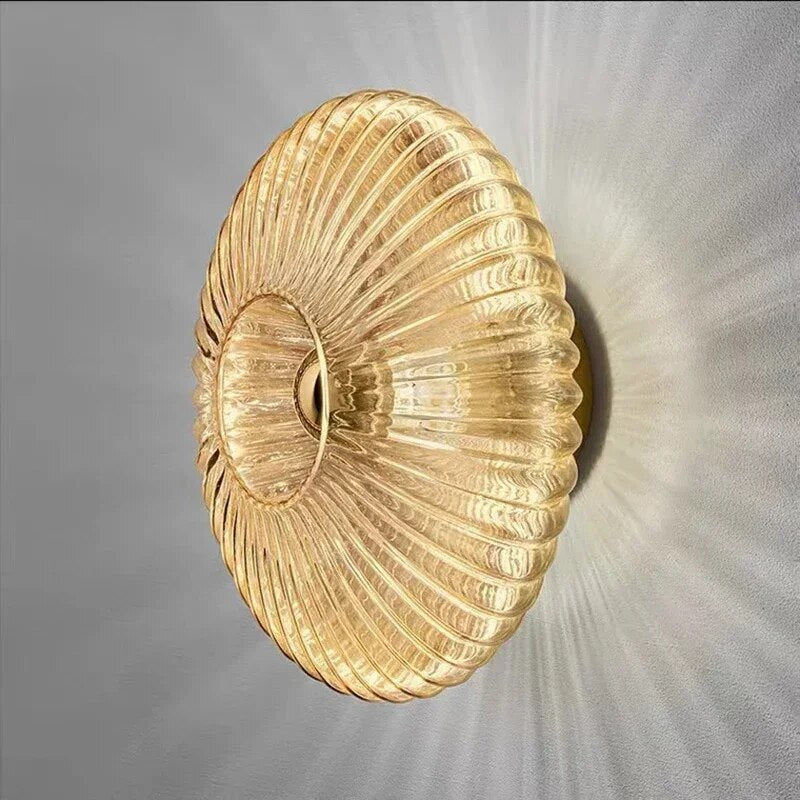 NimbusFlux - Lampy ścienne szklane Ripple Lights