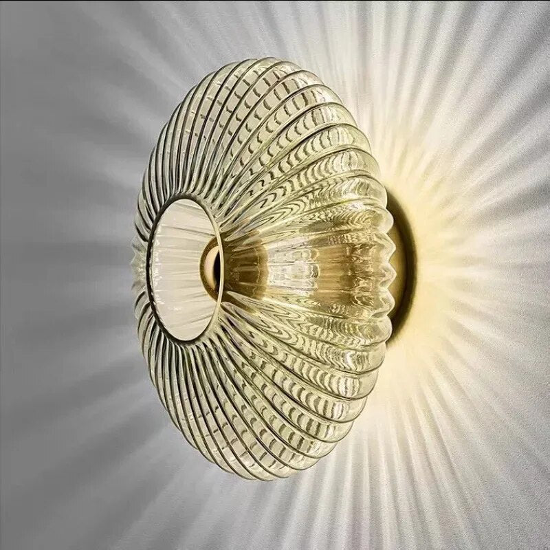 NimbusFlux - Lampy ścienne szklane Ripple Lights
