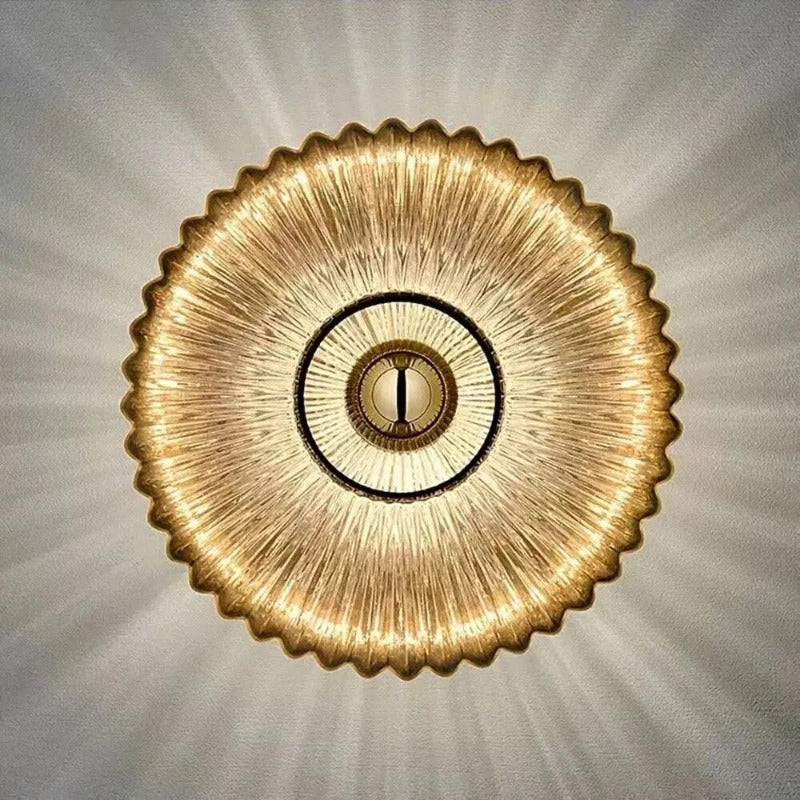NimbusFlux - Lampy ścienne szklane Ripple Lights