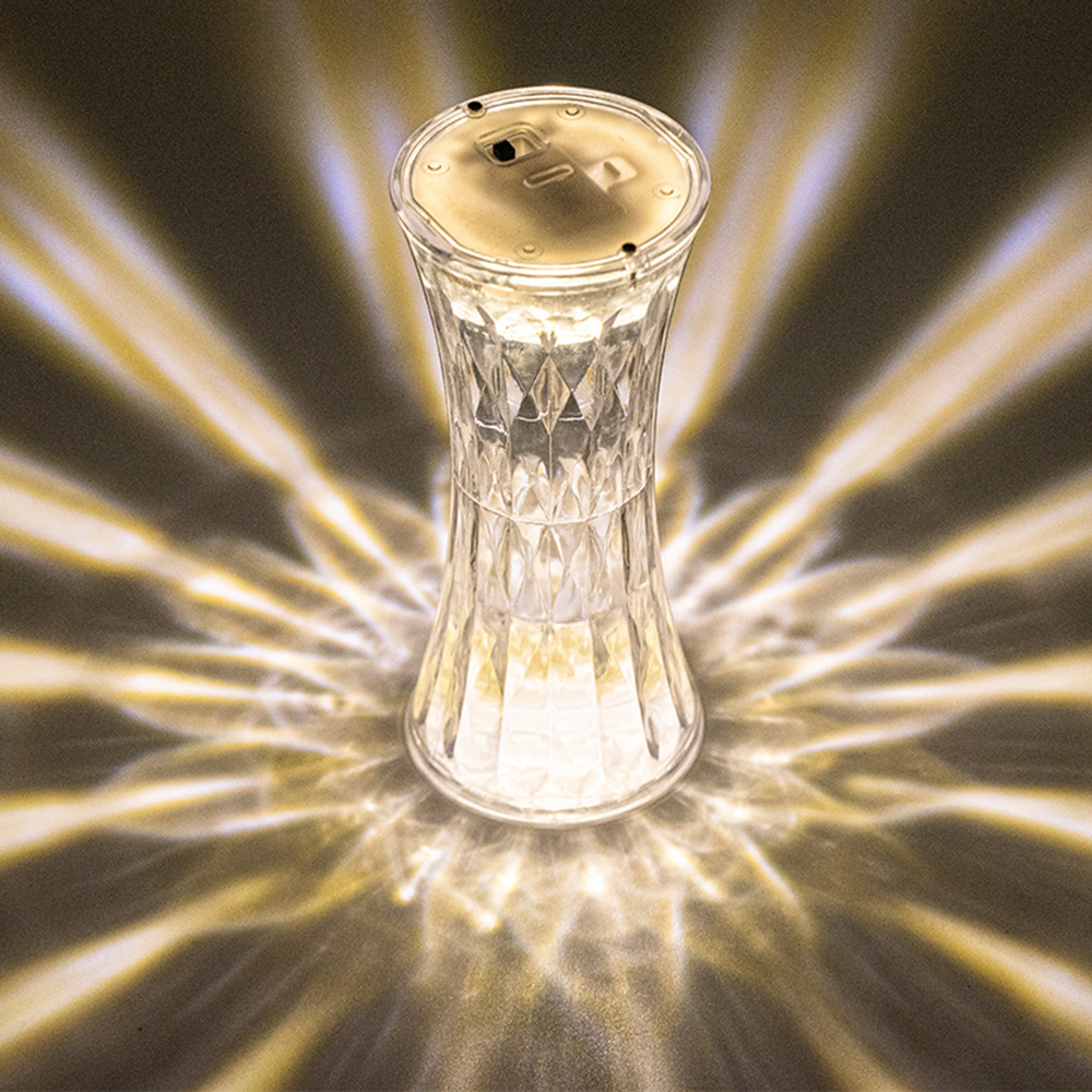 Lampa stołowa LuxeSpark | Crystal Diamond